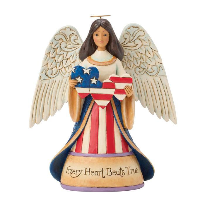 endura Patriotic Angel with Heart Fig