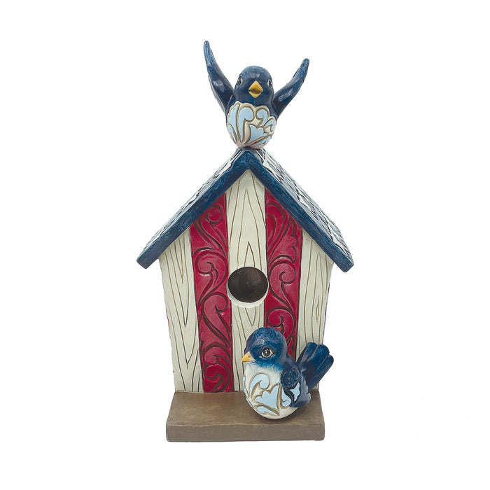 Endura Patriotic Decorative Birdhouse