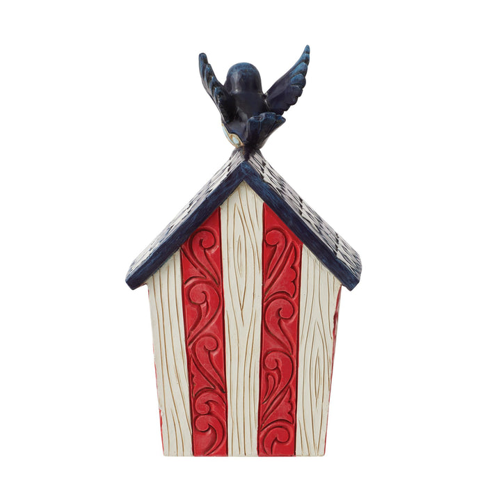 Endura Patriotic Decorative Birdhouse