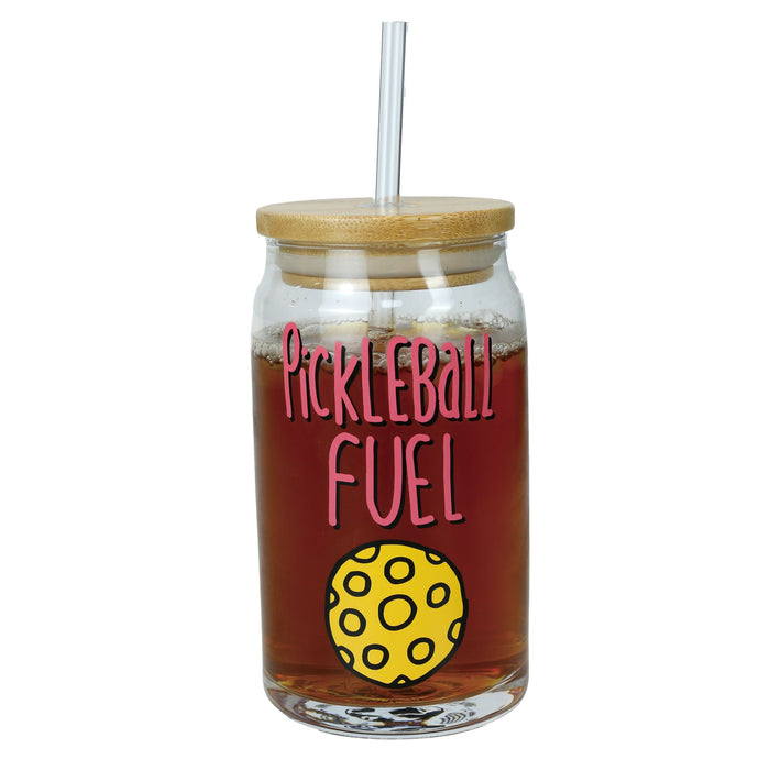 Endura Pickleball Latte Glass W Lid