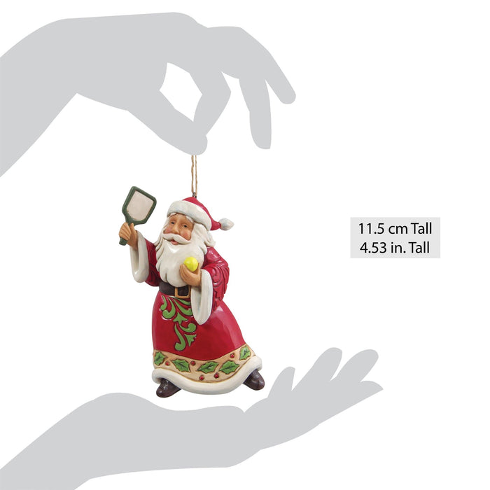 Endura Pickleball Santa Ornament