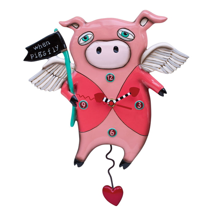 endura Pigs Fly Clock