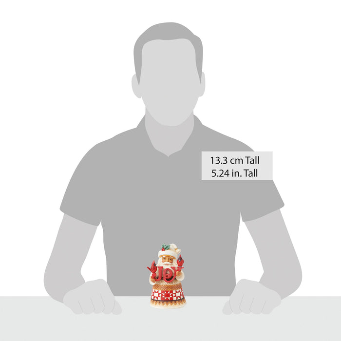 Endura Pint Santa With JOY Sign Fig