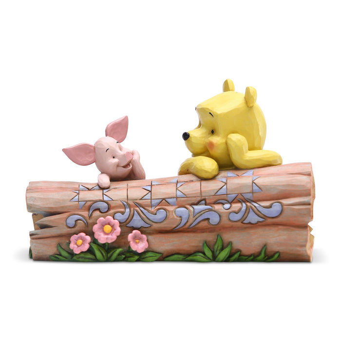 endura Pooh and Piglet by Log