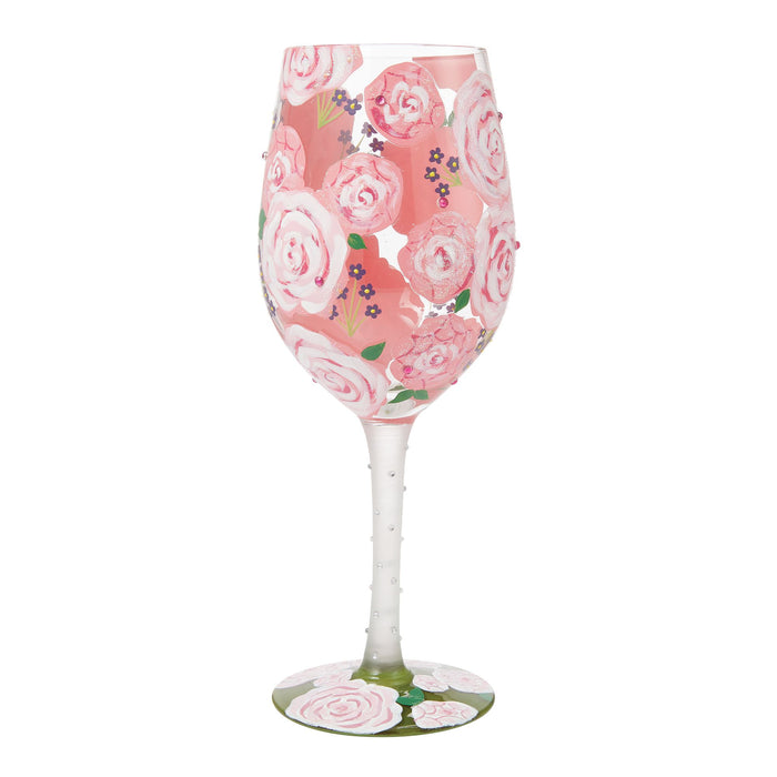 Endura Pretty As A Peony Wine Glass