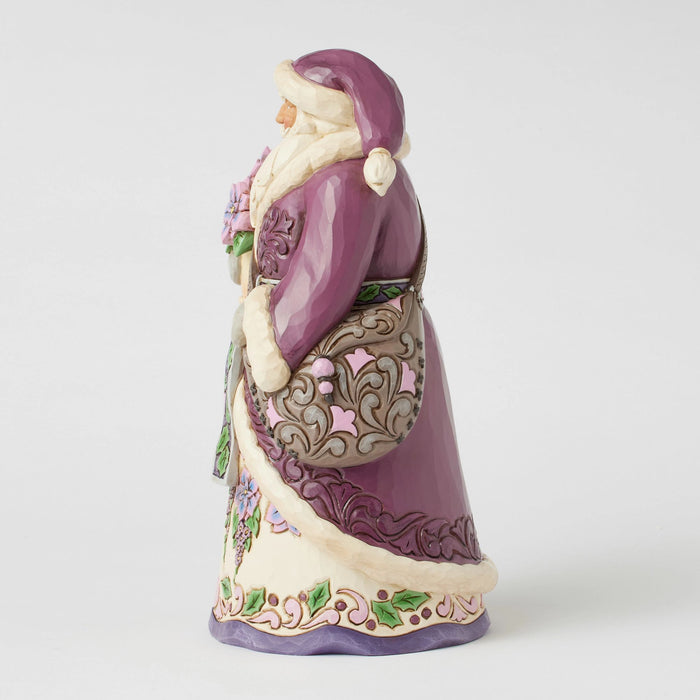 Endura Purple Santa Figurine
