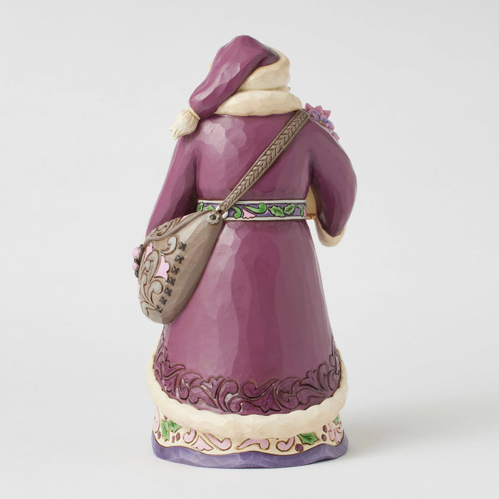 Endura Purple Santa Figurine