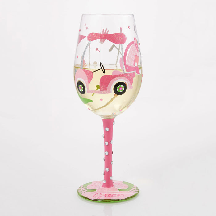 Endura Queen Of The Green Wine Glass