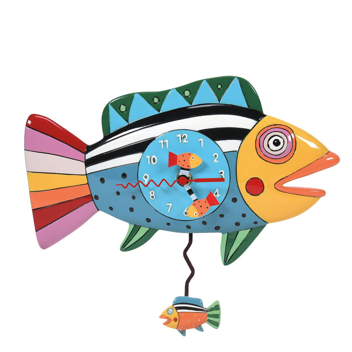 endura Rainbow Fish Clock