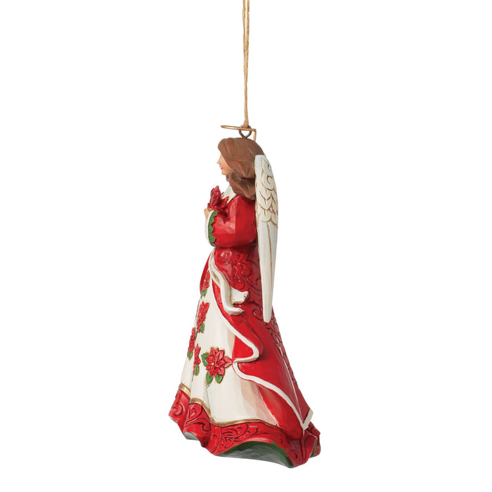Endura Red Angel With Cardinals Orn