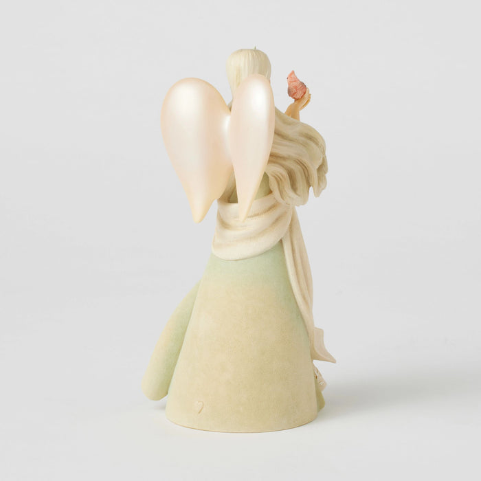 Endura Red Cardinal Angel Figurine