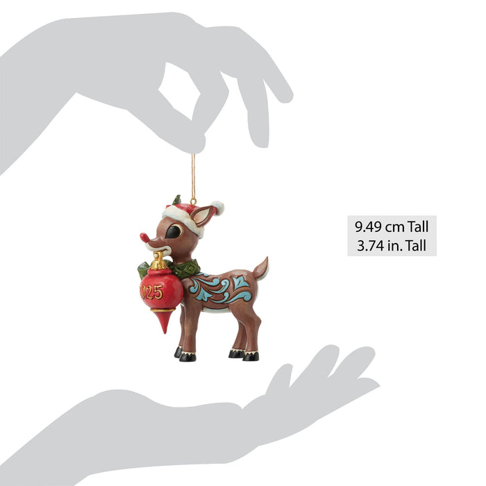 Endura Rudolph Dated 2025 Ornament