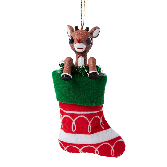 endura Rudolph in Stocking Ornament