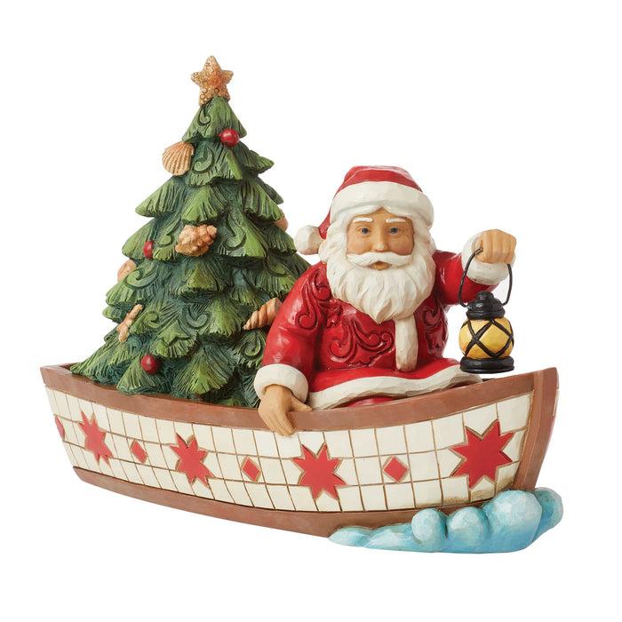 Endura Santa In Boat With Tree Fig