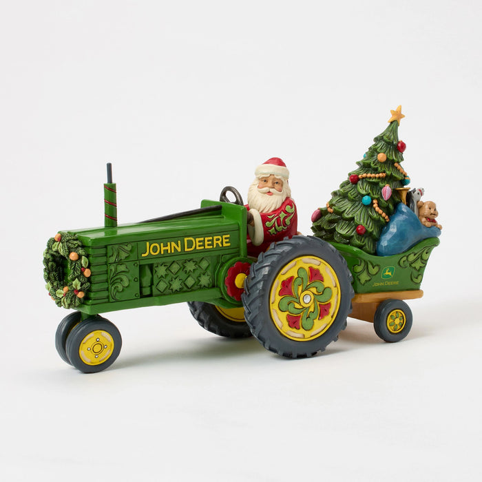 Endura Santa On Tractor With Toys