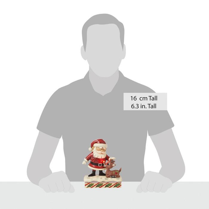 Endura Santa Petting Rudolph