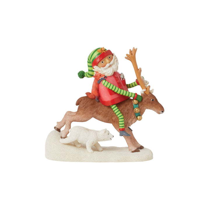 endura Santa's Wild Ride Figurine