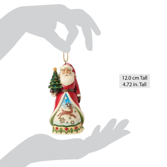 Endura Santa Vintage Christmas Orn