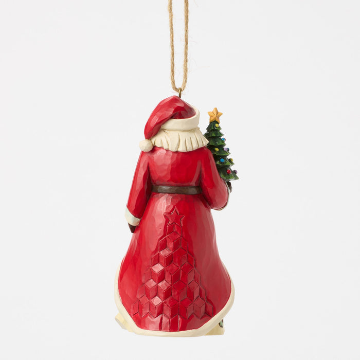 Endura Santa Vintage Christmas Orn