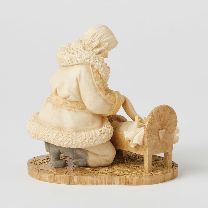 Endura Santa With Baby Jesus Figurine