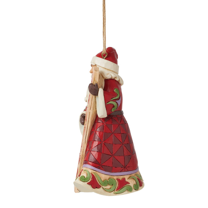 Endura Santa With Porch Board Orn