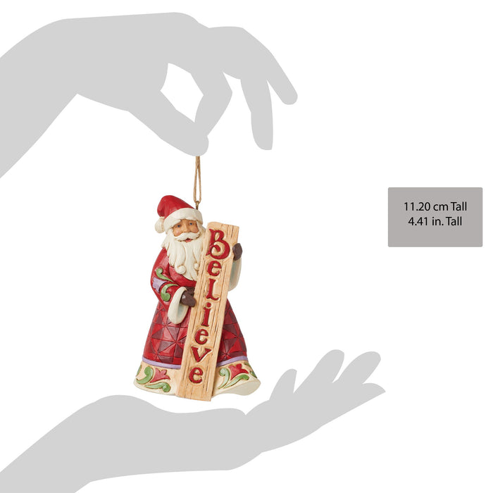 Endura Santa With Porch Board Orn