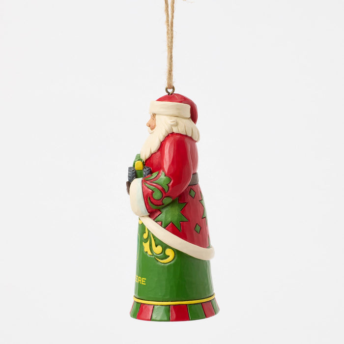 Endura Santa With Tractor Orn