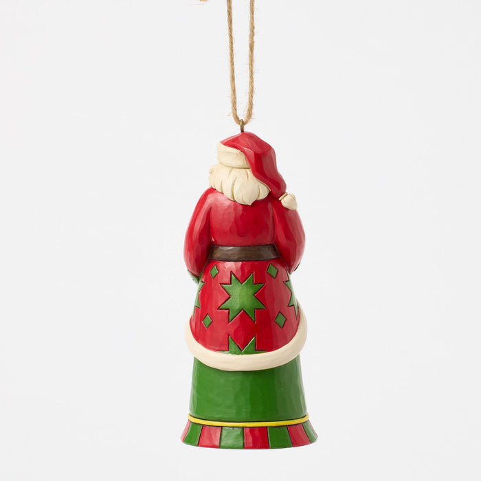 Endura Santa With Tractor Orn