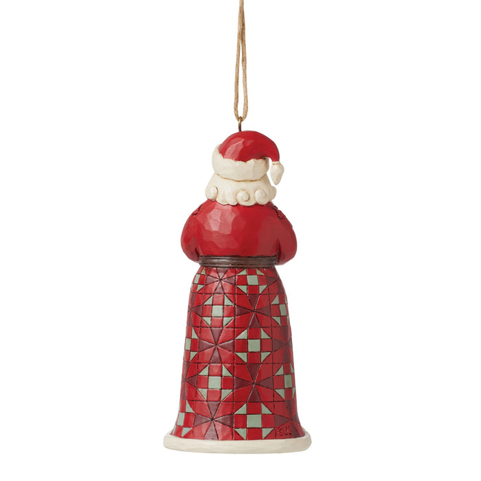Endura Santa With Tree In Skirt Orn