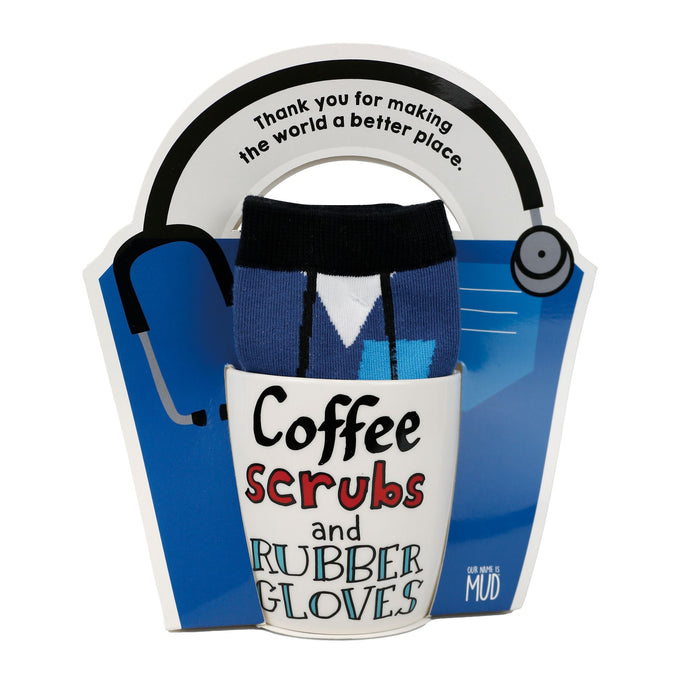 endura Scrubs Mug Sock Card Set