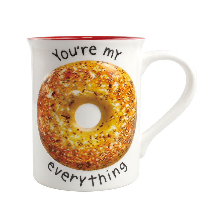 endura Sculpted Bagel Everything Mug
