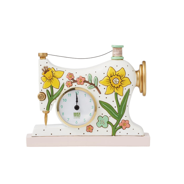 endura Sew Happy Desk Clock