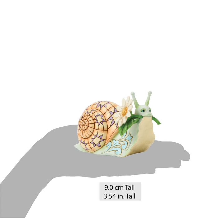 Endura Snail With Daisy Flower Fig