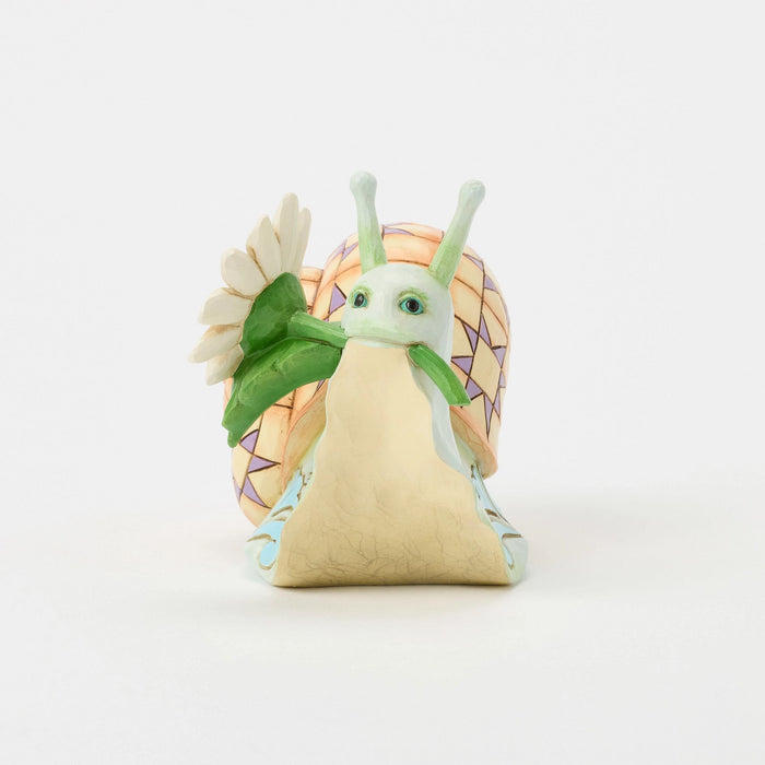 Endura Snail With Daisy Flower Fig