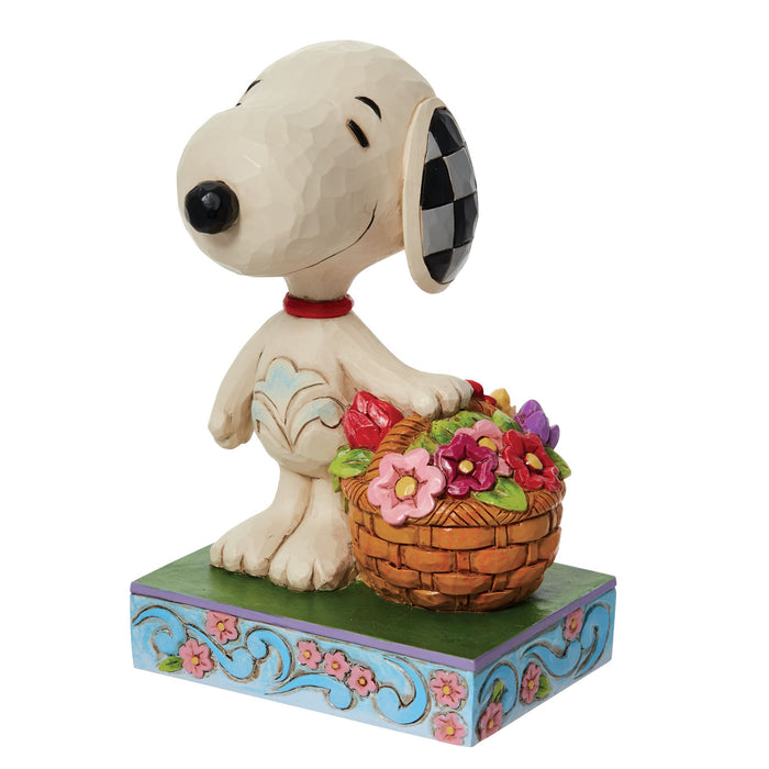 Endura Snoopy Basket Of Tulips