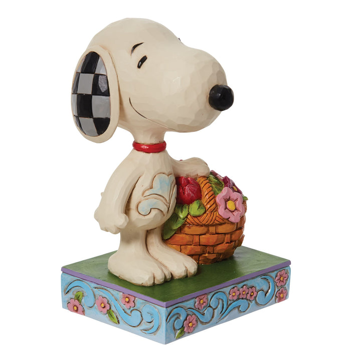 Endura Snoopy Basket Of Tulips