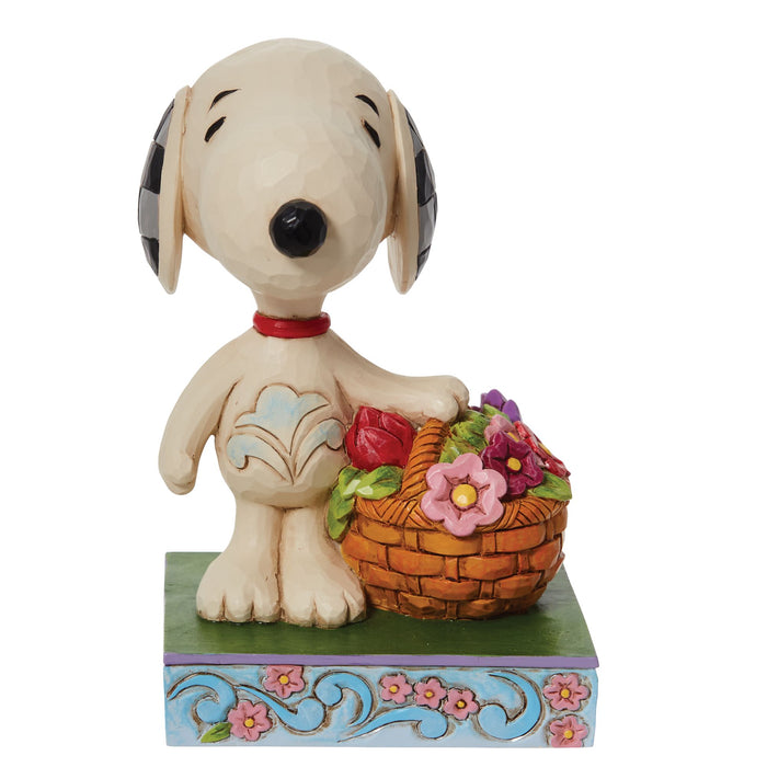 endura Snoopy Basket of Tulips