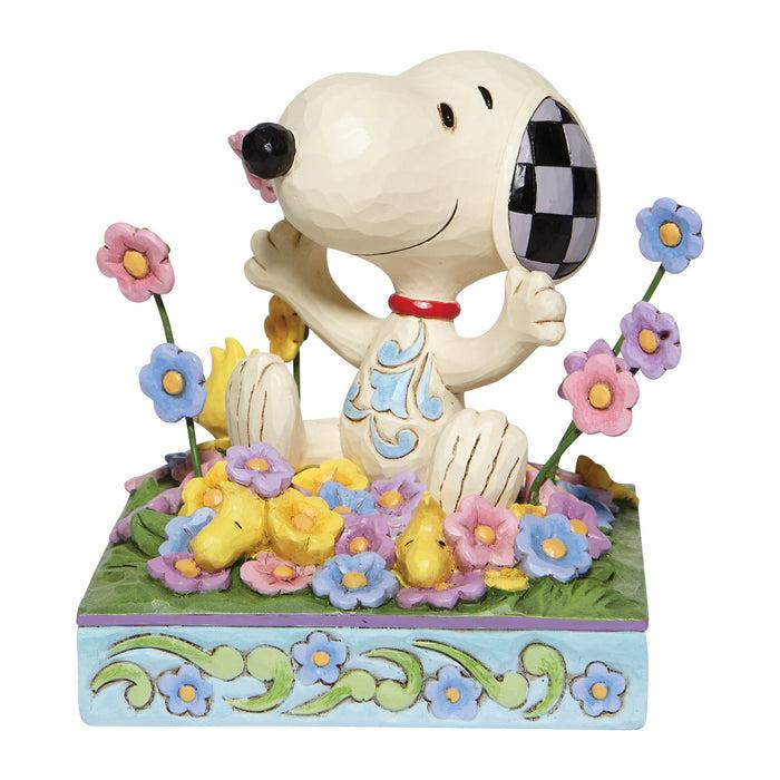 endura Snoopy in flowers