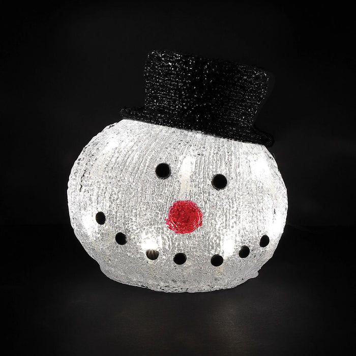 Endura Snowman Head LED Decor
