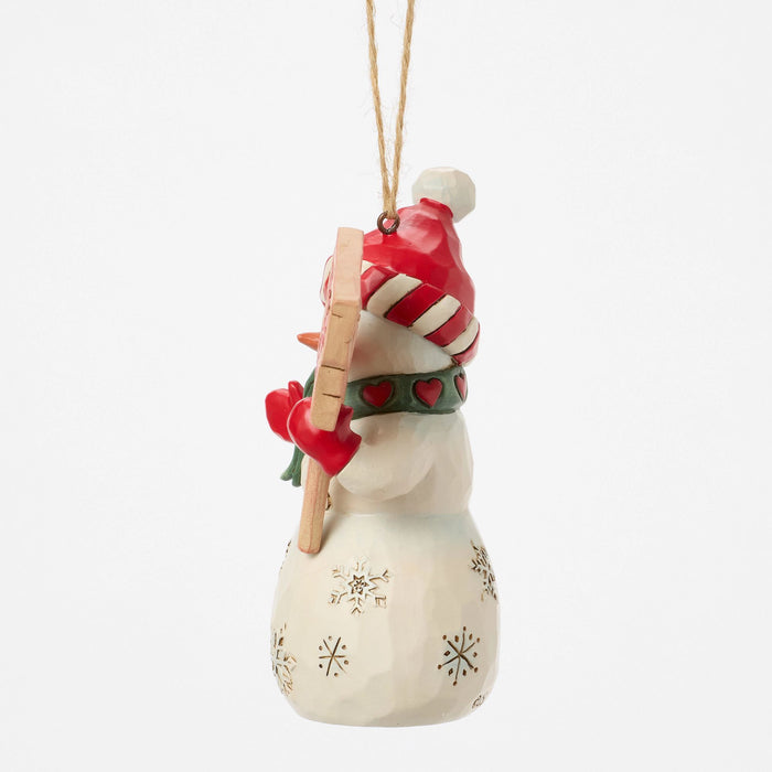 Endura Snowman Peace & Joy Sign Orn