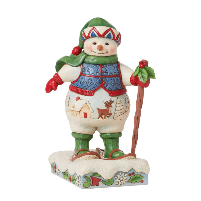 endura Snowman wearing Snowshoes Fig
