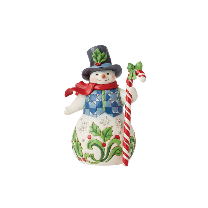 endura Snowman with Candy Cane