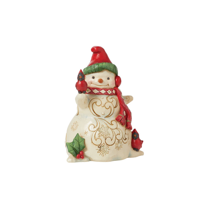 endura Snowman with Earmuffs Figurine
