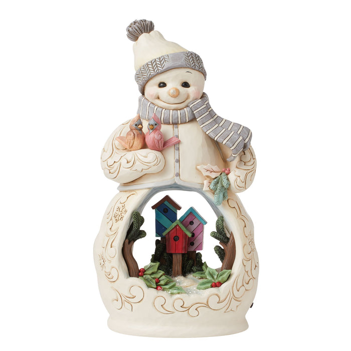 Endura Snowman With Open Scene LED Fi
