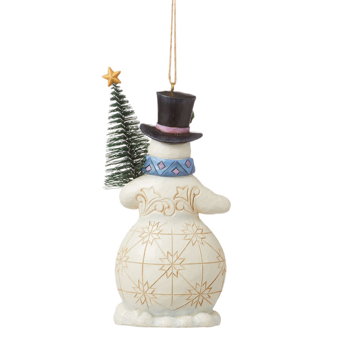 Endura Snowman With Sisal Tree Orn