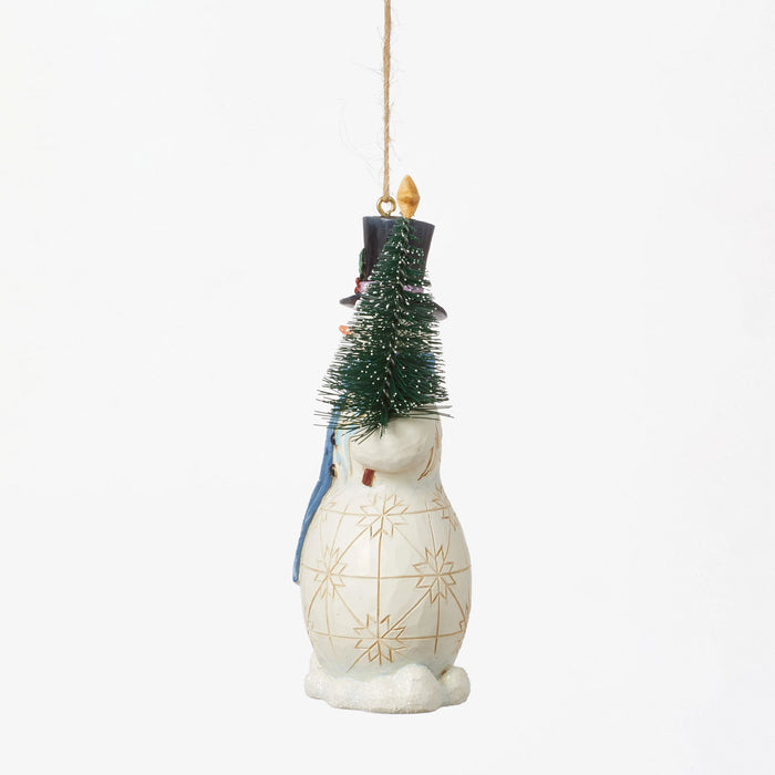 Endura Snowman With Sisal Tree Orn