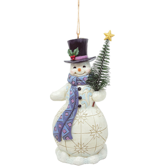 endura Snowman with Sisal Tree Orn