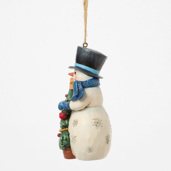 Endura Snowman With Tree Ornament