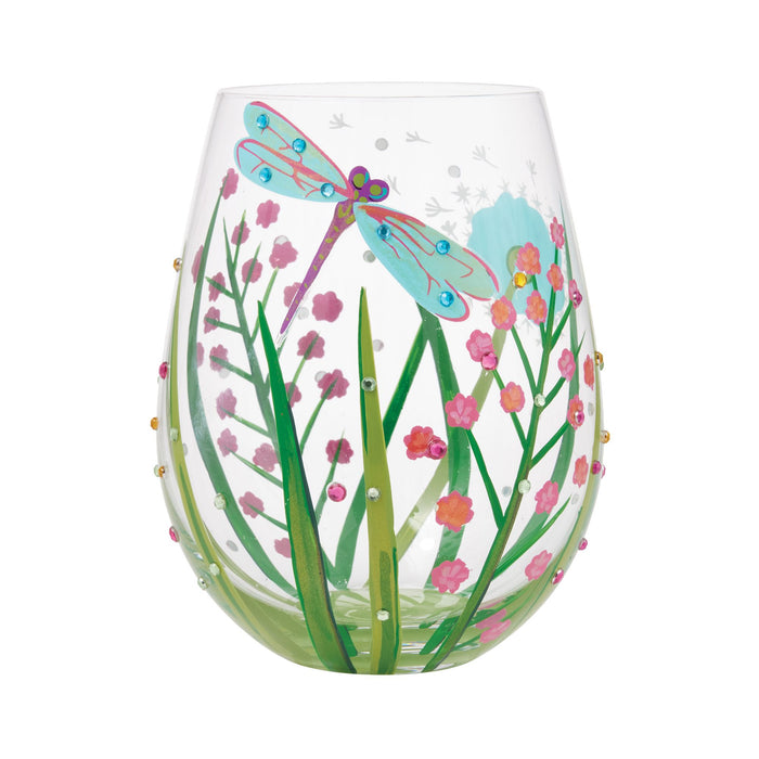 endura Stemless Glass Dragonfly