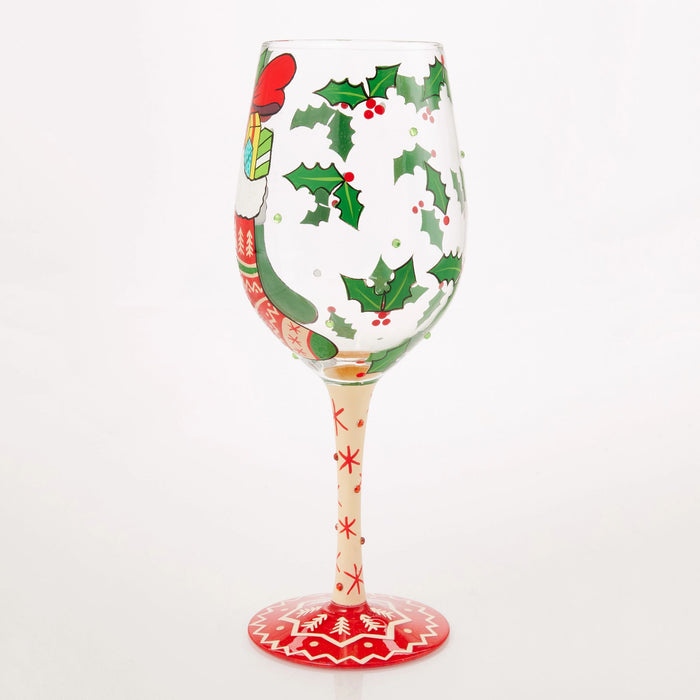 Endura Stockings With Care Wine Glass